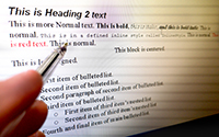 Formatting